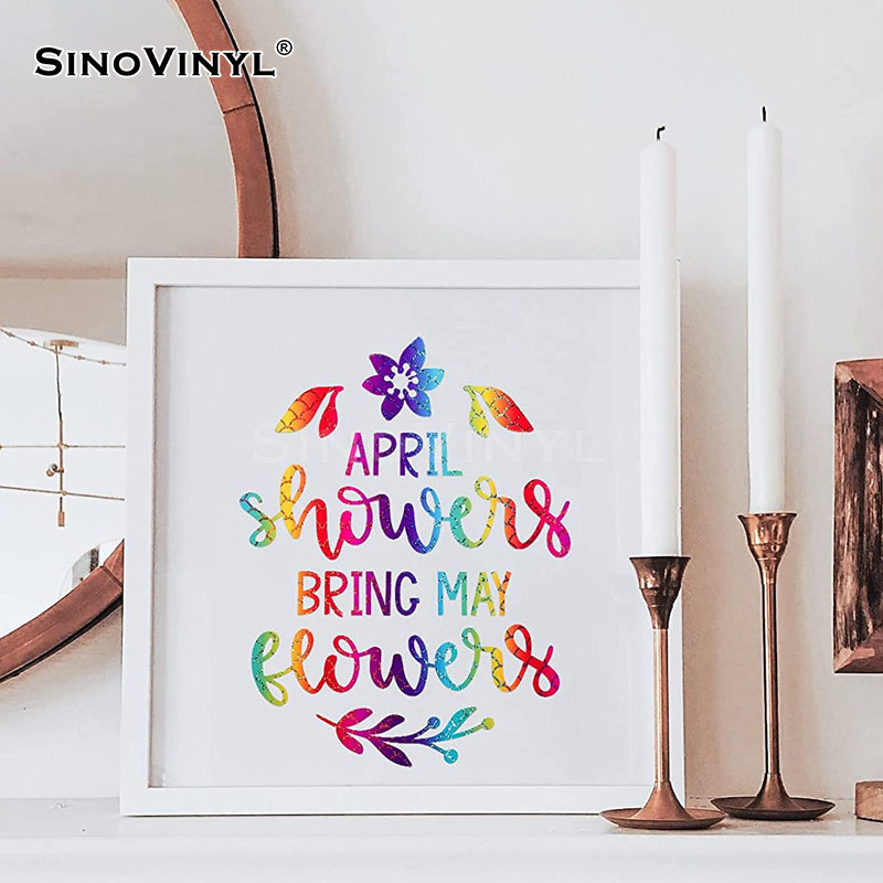 Pegatinas de papel con letras arcoíris láser DiyCraft, en forma de corazón, degradado colorido, para decoración de carrocería de coche, pegatinas instantáneas para coches
