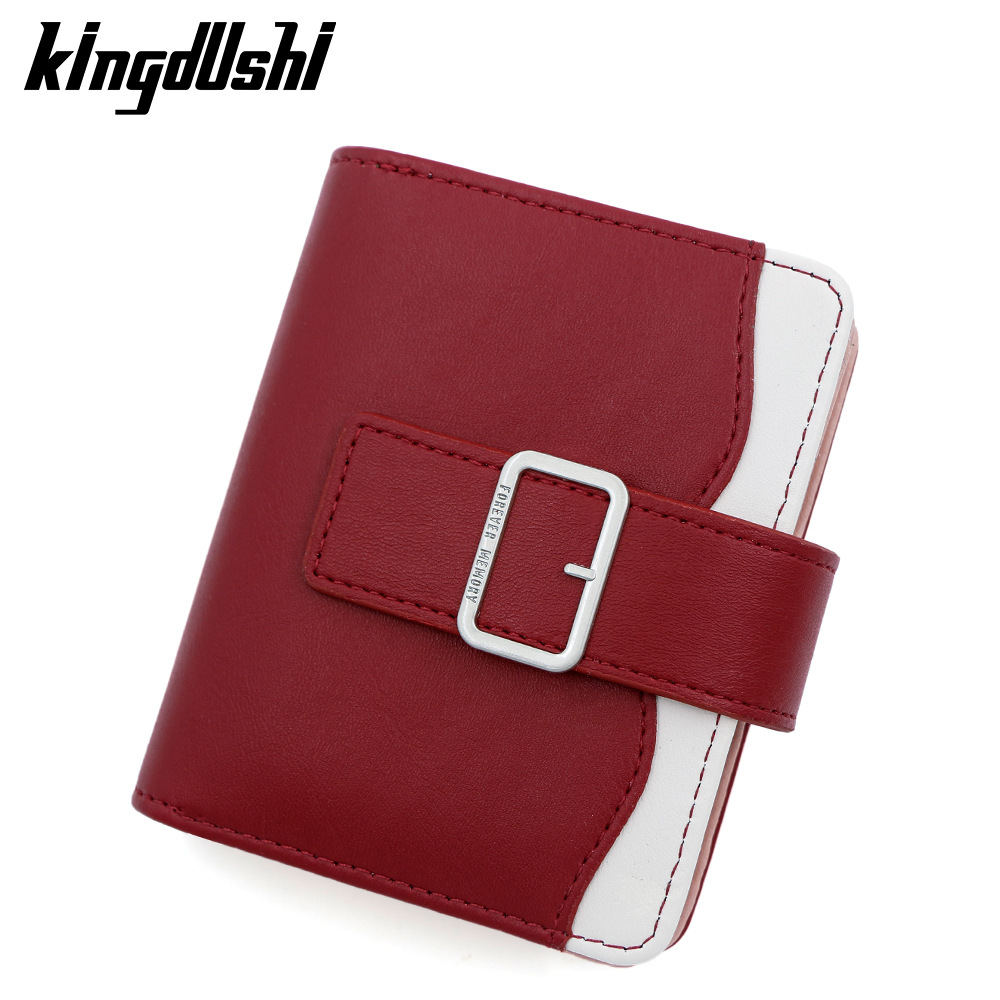 Nueva versión coreana de la billetera corta de mujeres, bolso de cambio simple de estudiantes, bolso de mano, bolso de tarjeta múltiple.