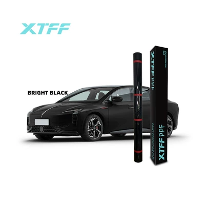Cross-Border Wholesale Tpu Bright Black Car Cover Piano Black Full Car Paint Protective Film Repair Anti-Scratch Color Change Car Cover Film