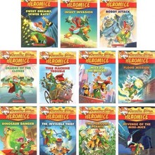 英文 Geronimo Stilton Heromice老鼠记者之英雄老鼠11册全彩绘本