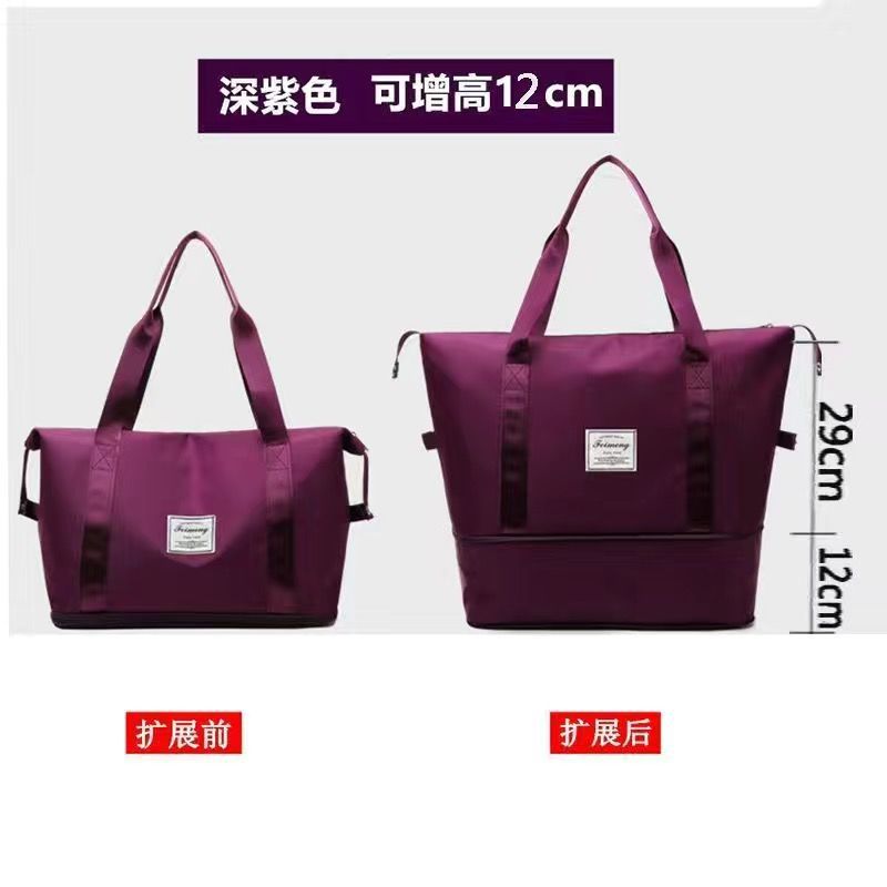 Bolsa de viaje de gran capacidad portátil de gran capacidad polea bolsa de equipaje impermeable en espera de producción bolsa de viaje de negocios corta distancia