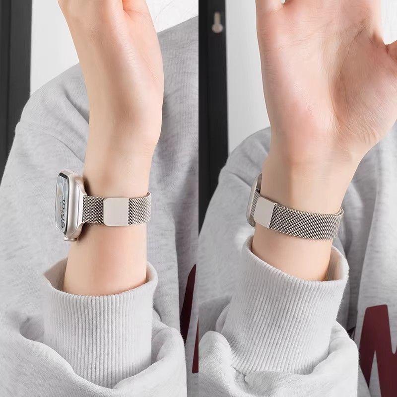 Suitable for Iwatch11 Watch Strap S11 Apple S10 Watch Applewatch7 Slim Model S 9m Blue S8 Magnetic Se3