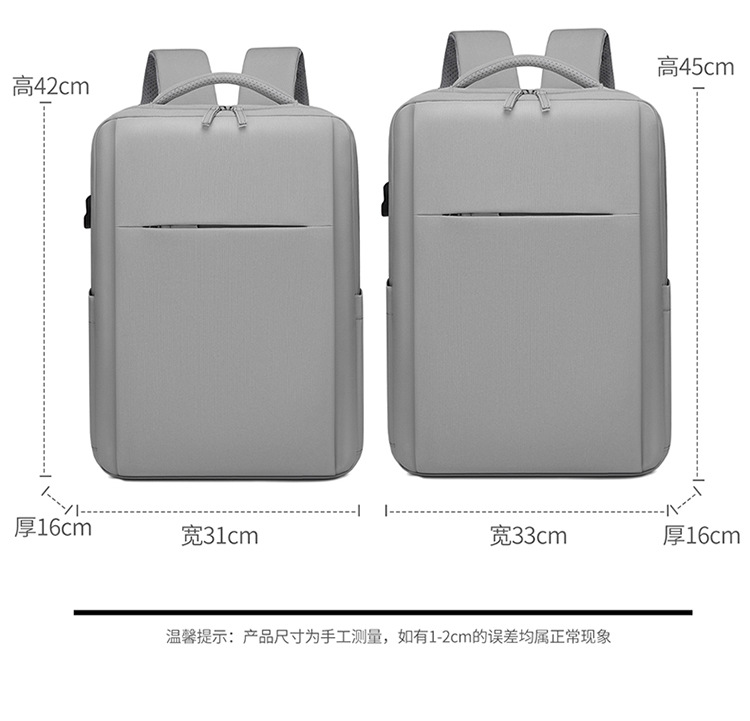 Upgrade-Modell großvolumiger Rucksack mit zwei Fächern, Luftkissen-Stoßschutz, für 26 Modelle, 16-Zoll Legion Laptop-Rucksack
