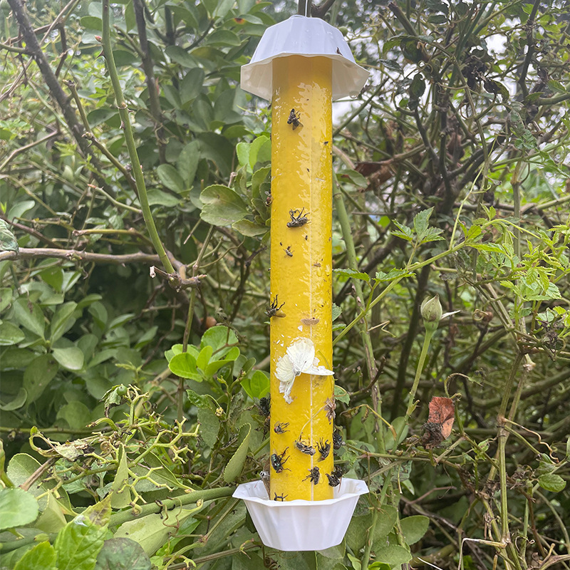 诱蝇棒苍蝇贴粘蝇棒粘苍蝇果蝇诱捕器厨房苍蝇捕捉神器黄色诱虫棒|undefined