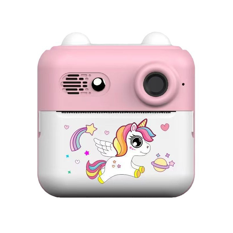 Amazon Impresión de la cámara de niños Mini Baby Cartoon Camera Digital Jugues de calor instantáneos