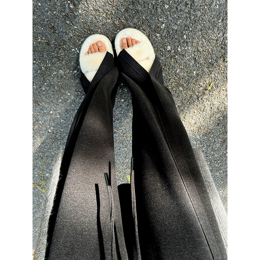 Беременные брюки с широкими ногами осенью и зимой бархатные брюки для беременных