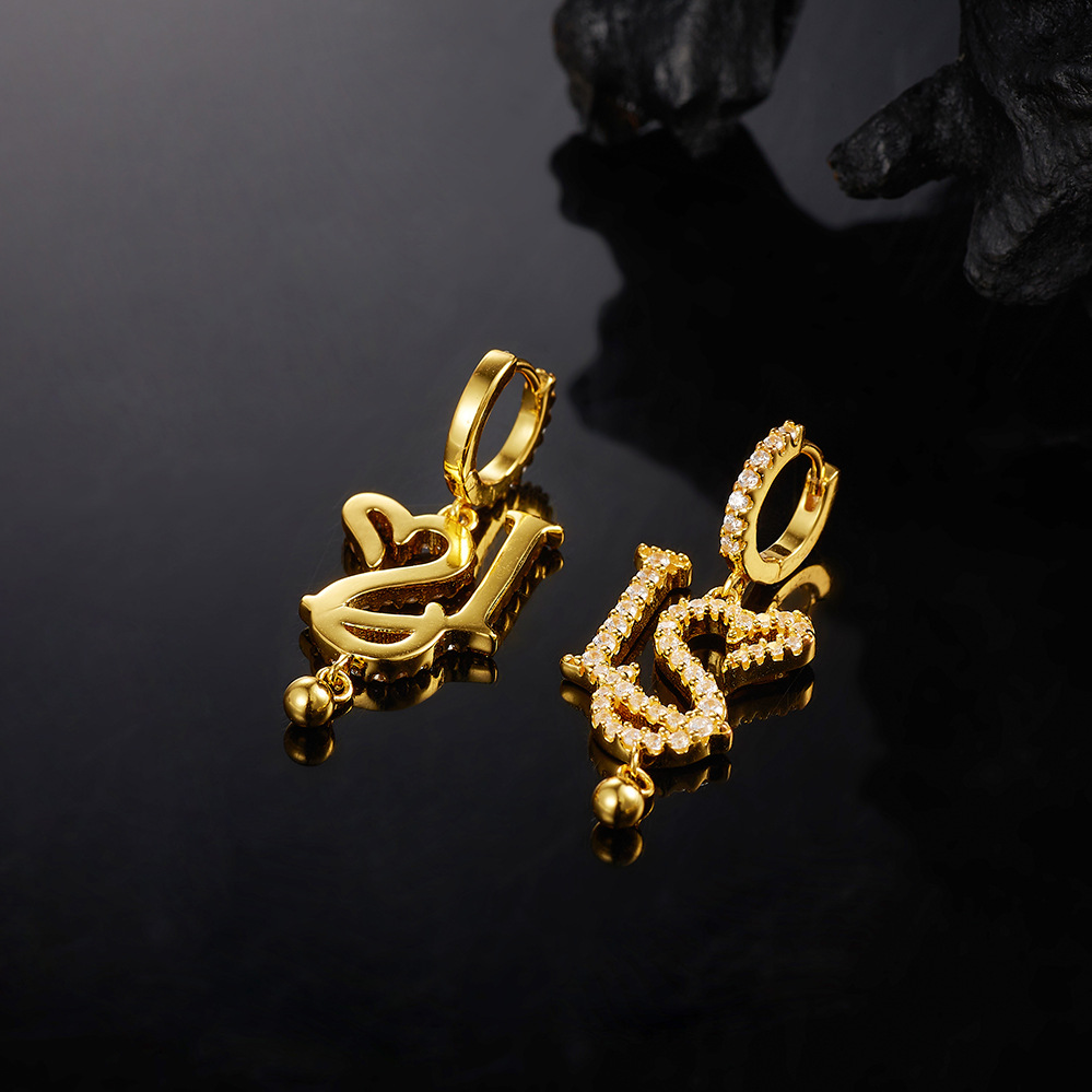 실버 세트 지르콘 골드