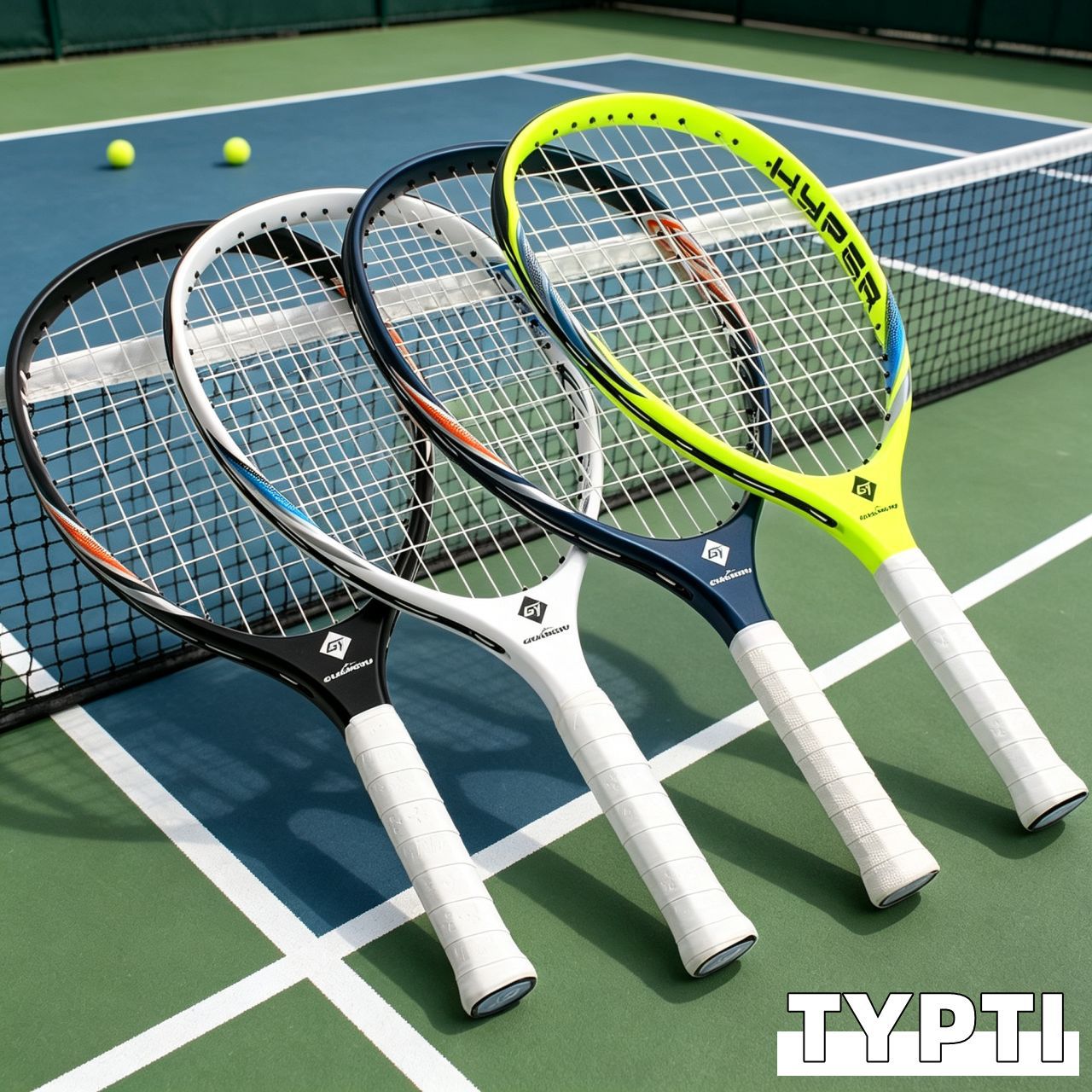 Typti Racket Silent Peak Tennis Racket Typti Full Carbon Typti Racket Outdoor Sports Women's Cross-Border