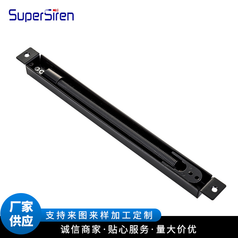 厂家供应锌合金头过线器黑色门禁过线管导线管金属护线器