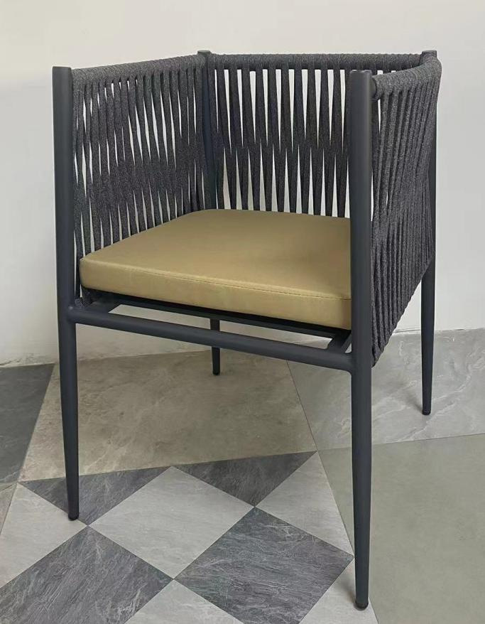 Mesa y silla al aire libre combinación patio ocio silla de caña comedor terraza silla al aire libre silla de cafeteria jardín silla de caña