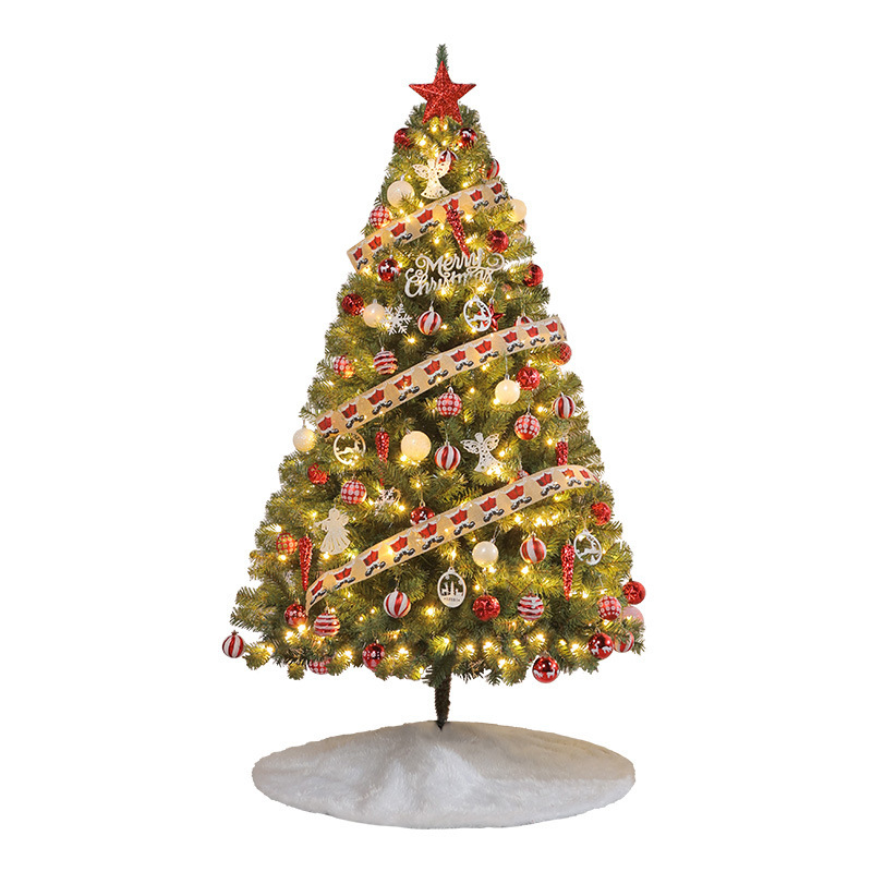 Árbol de Navidad al por mayor en stock con luces DIY, pieza decorativa grande, modelo nuevo 2024, estilo INS de alta gama.