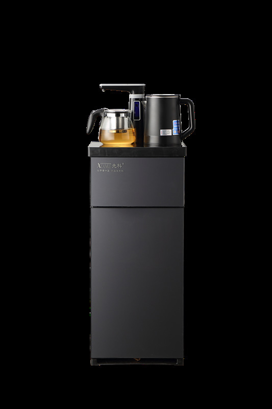 新型縦型茶バー機家庭用茶バー機家庭用縦型冷水機下にバケツを置くダブルポットの保温|undefined