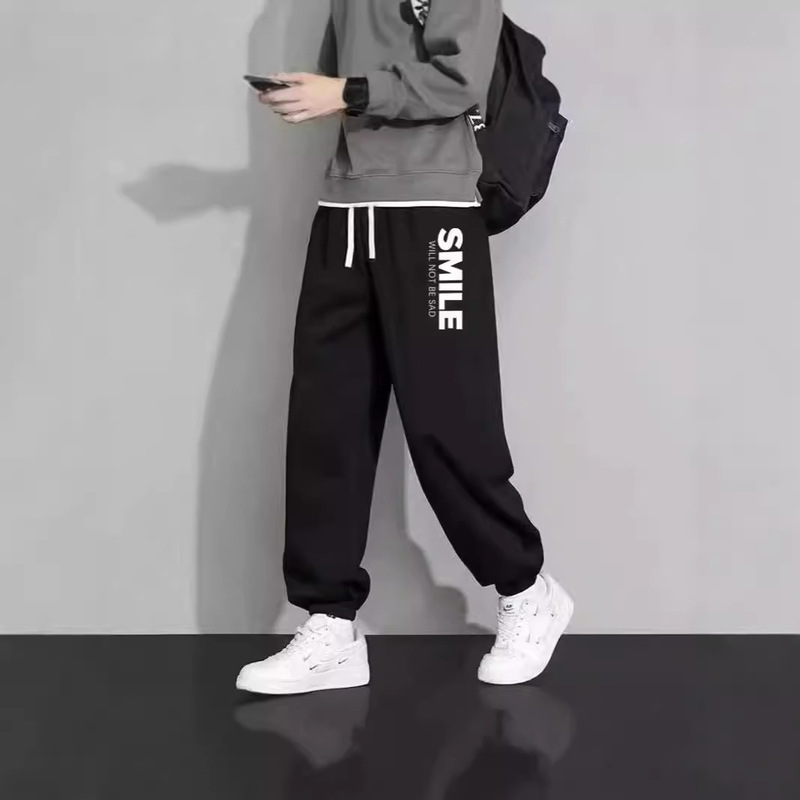 Pants Autumn New Sports Pants Trendy Casual Pants Loose All-match Men's Casual Student's Pants Sweatpants