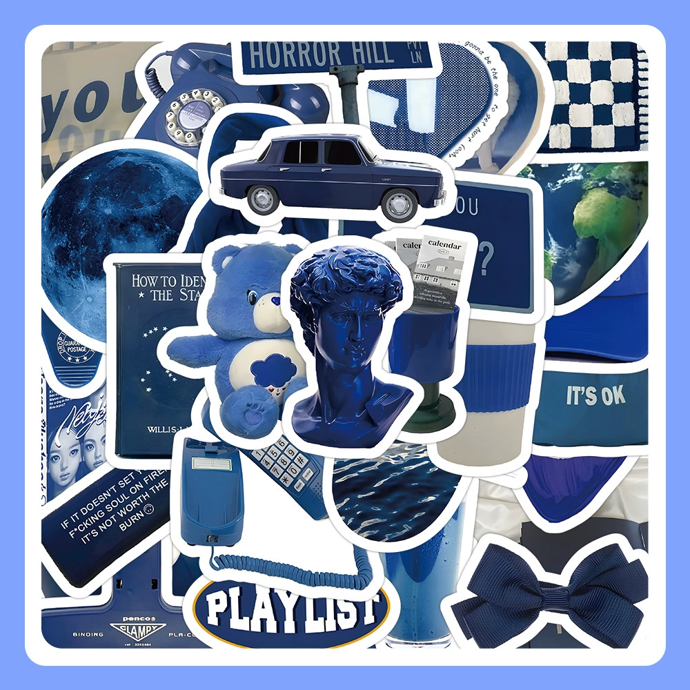 Sticker Pack, multi-design aesthetic stickers, 8×8 cm high-quality sheets, assorted counts 60–103 pcs