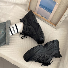 欧洲站增高女鞋2025春秋季新款松糕厚底休闲鞋运动老爹鞋女单鞋子