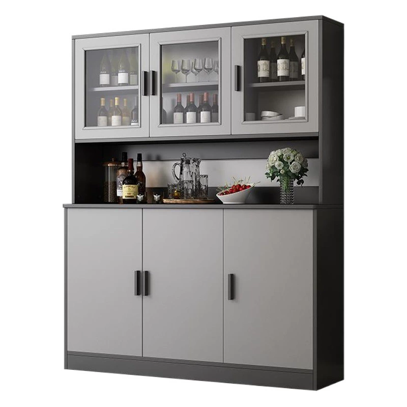 Винный шкаф Обеденный шкаф Высокий шкаф Стена гостиной Интегрированный современный простой встроенный шкаф Шкаф для хранения Боковой шкаф для хранения
