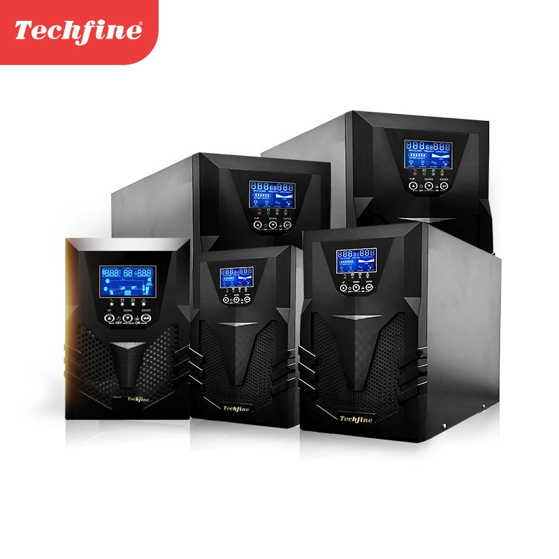 CQ1KVA/1000W реальный 1.0 UPS бесперебойное питание источник тревоги 220V резервное питание