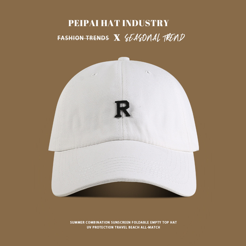 Gorra de béisbol, cara coreana, ala de sombrero pequeña ensanchada, mujer, pómulos, circunferencia de la cabeza grande, sombrero para el sol profundo, sombrero de visera rojo, hombre