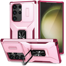 外贸适用三星S25ultra车载磁吸镜头推窗手机壳A55户外支架保护套