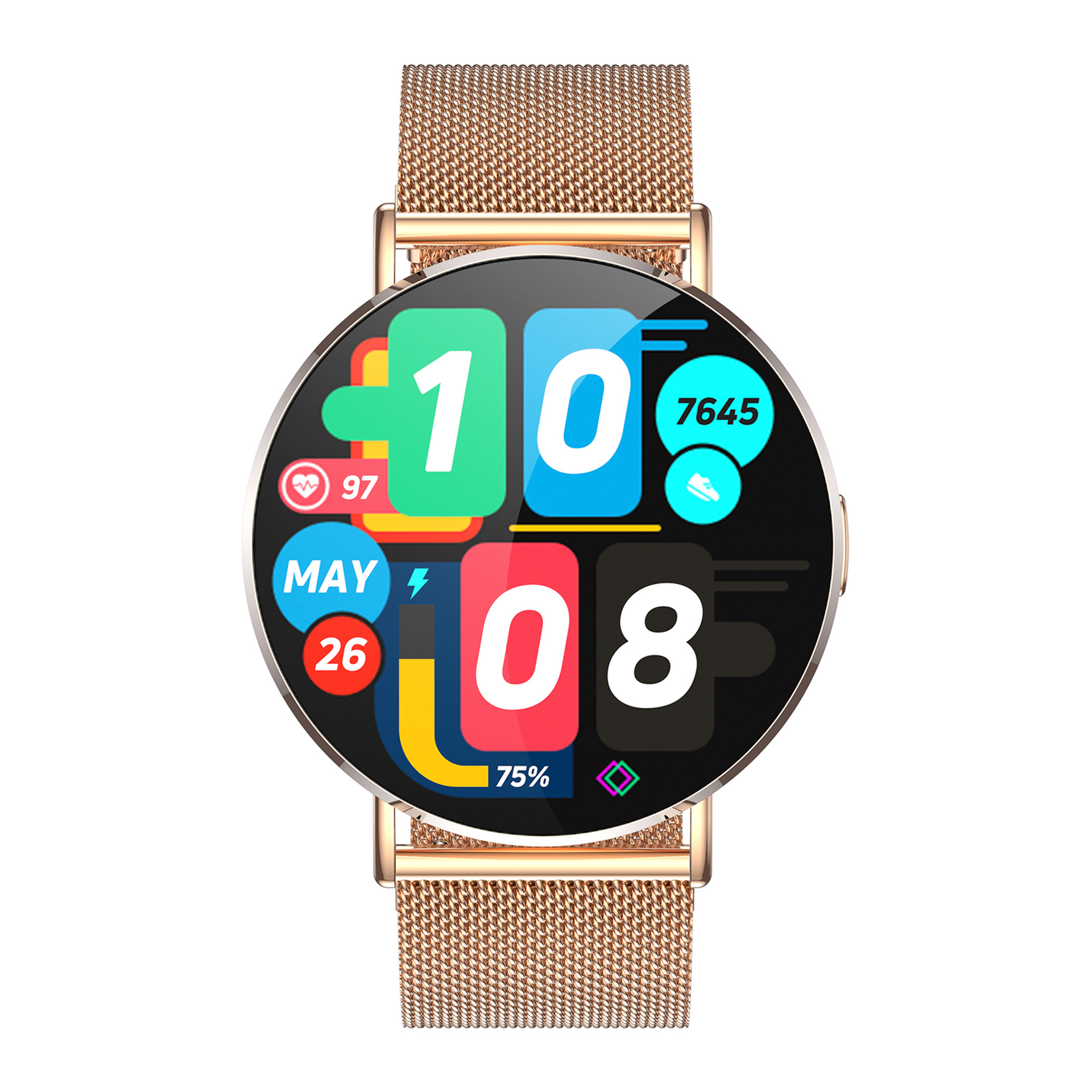 KM88 nuevo reloj inteligente de llamada Bluetooth asistente de voz música frecuencia cardíaca presión arterial reloj inteligente multi-deporte