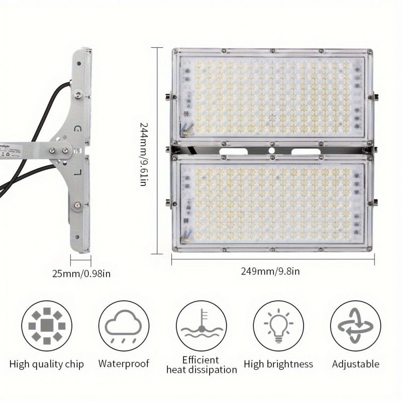 U 519 led Flood Light Outdoor Module Spotlight Garden Yard