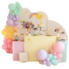 Rainbow balloon, children's set, decorations for ice cream, unicorn, Birthday gift