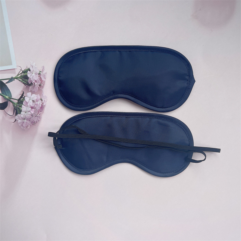 睡眠用遮光アイマスク 190T ポリエステルサテン カラーアイマスク 航空旅行ギフト 拡大販売メーカー卸売 在庫あり|undefined