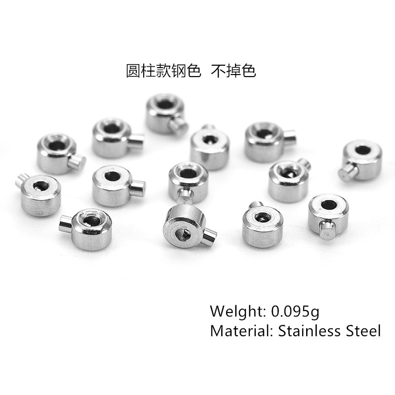 色保持メッキ 18 K ゴールドステンレス鋼圧力鍋位置決めビーズ手作り diy ブレスレット仕上げクリップバックルジュエリーアクセサリー|undefined