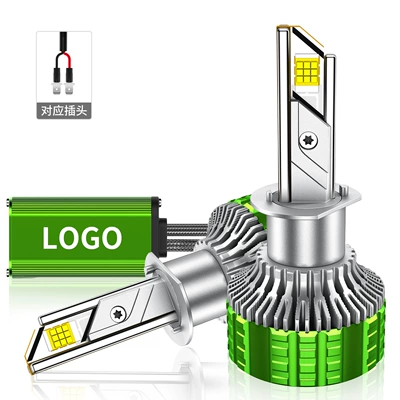 190W high-power cross-border e-commerce best-selling car LED headlight H7 headlamp H1 integrated high and low beam H4 car light H11 (Ön faralar) - k22-h1single-unit-price