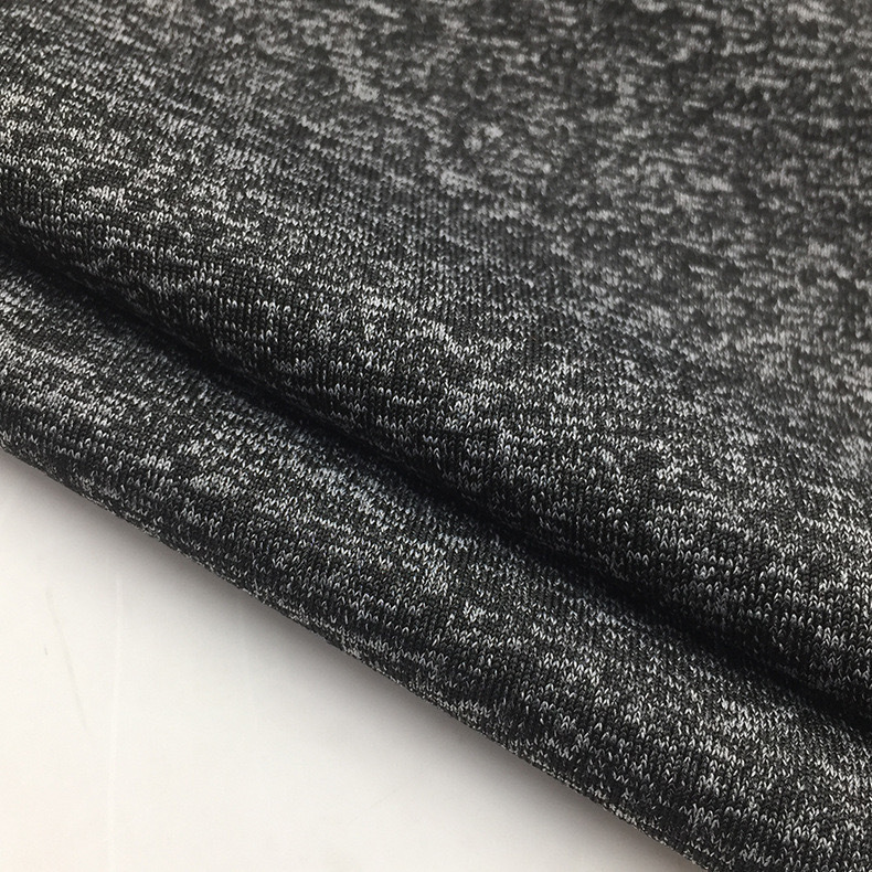涤氨阳离子花灰针织弹力拉架 吸湿速干功能性面料 校服运动服布料|undefined