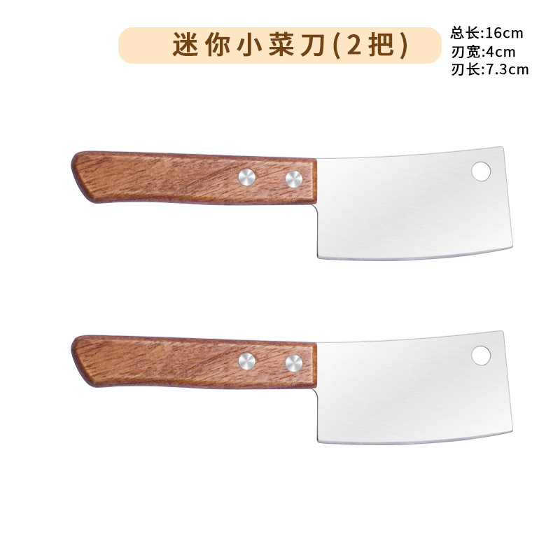 Mini cuchillo de cocina cuchillo de frutas de acero inoxidable cuchillo de cocina para bebés cuchillo de cocina