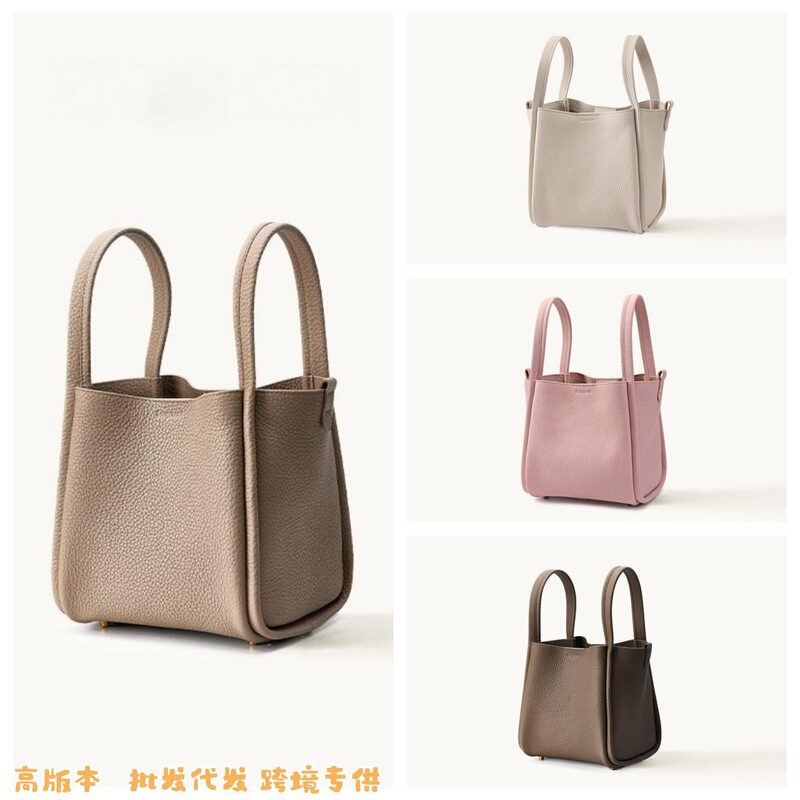 Shanxia Yousongzhonghao Commuting Shoulder Crossbody Bag, Top Layer Cowhide Large Capacity Handheld Bucket Bag for Women Shanxia Yousongzhonghao Commuting Shoulder Crossbody Bag, Top Layer Cowhide Large Capacity Handheld Bucket Bag for Women