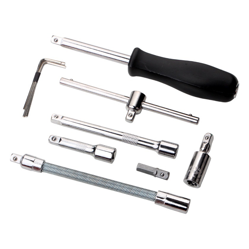 46 unidades traje conjuntos de llave rápida Xiaofei reparación de automóviles destornillador de trinquete herramienta de combinación