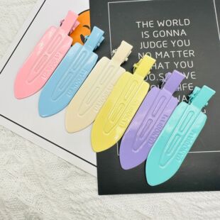 Candy color seamless hairpin glossy 7cm hairpin handmade hairpin accessories glossy seamless clip diy cream glue hairpin