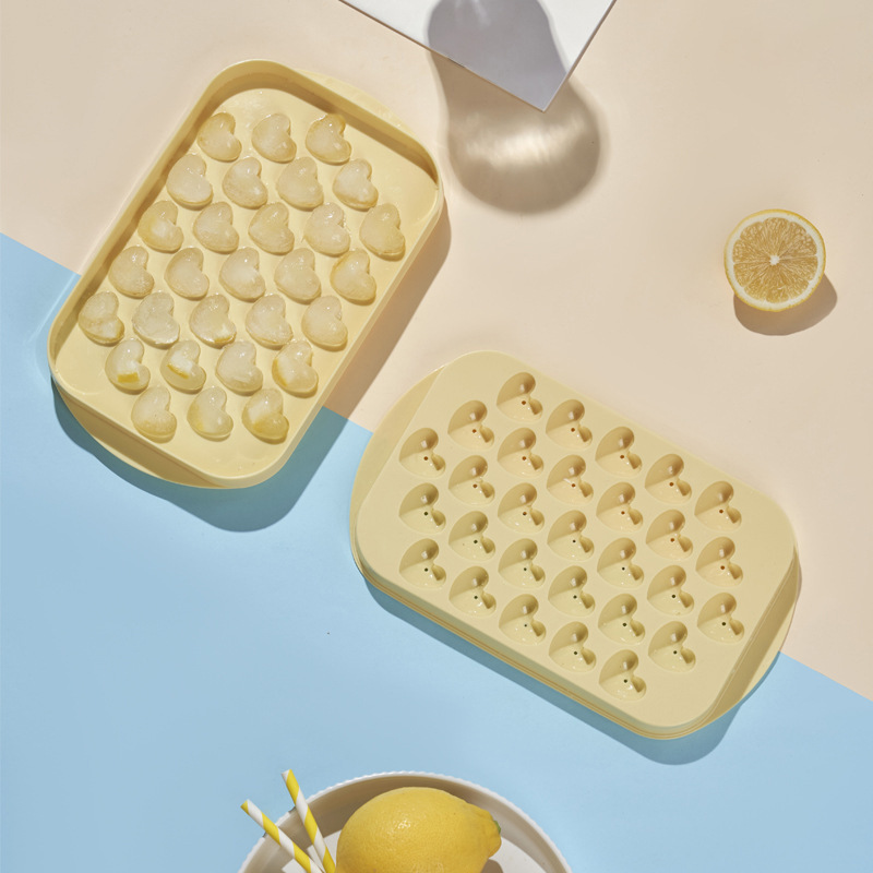 Love Ice Grid Ice Hockey Ice Blocks Mold Household Whiskey Ice Maker Grade Food Creativity Red Hockey Machine