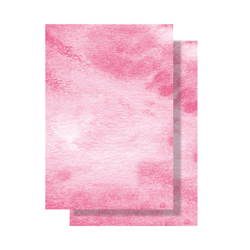 Tintado de tinta de siete colores, papel de envoltura de textura de alta calidad, florecimiento, material de embalaje de ramo, papel floral, flores de bricolaje