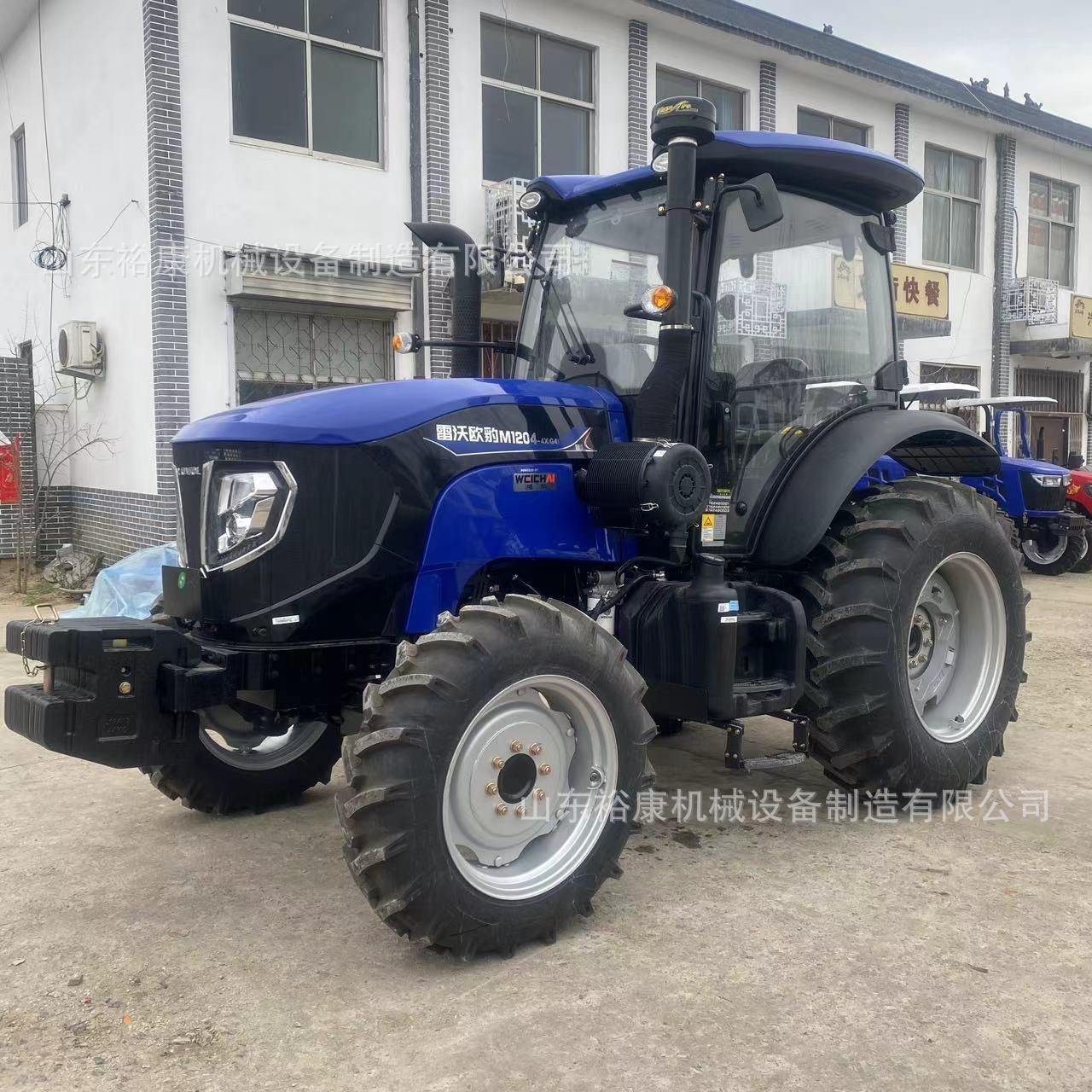 雷沃1204-4X农用拖拉机潍柴四缸120马力四驱旋耕犁地机带冷暖空调