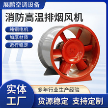 HTF消防高温排烟风机地库厂房耐高温双速防爆低噪音轴流风机