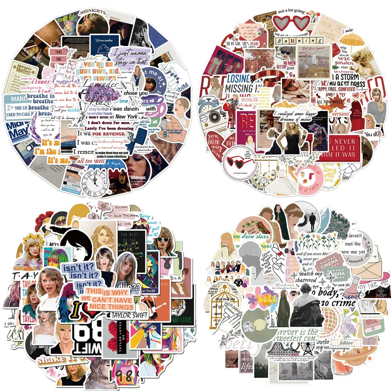 550 Taylor SWIFT Mold Motor New Album Taylorus Veter Stick Paper European and American Star Sticker Mobile Phone