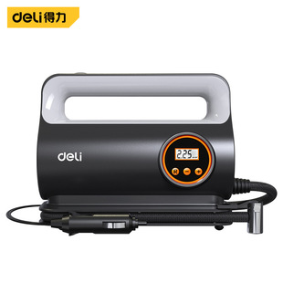 Deli car air pump car pump electric portable car tire pressure preset tire pressure
