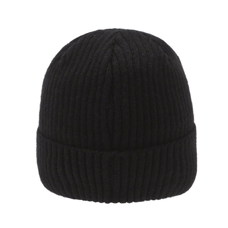 Knitted Beanie For Men Winter Warm Windproof Woolen Cotton Hat_voghion.com