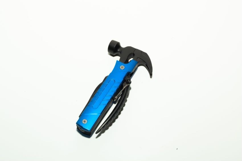 批发多功能羊角锤便携多功能锤多用途折叠钳锤求生户外工具