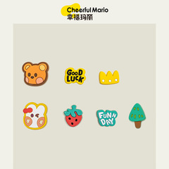 Happy Mary Children's Cotton Slippers Accessories for Girls and Boys Baby Cotton Shoes Ornament Flower