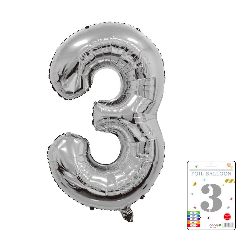 Globo digital de 32 pulgadas, embalaje de tarjeta de papel independiente, versión estadounidense, película de aluminio delgada, embalaje fino, papel de aluminio, globo de cumpleaños