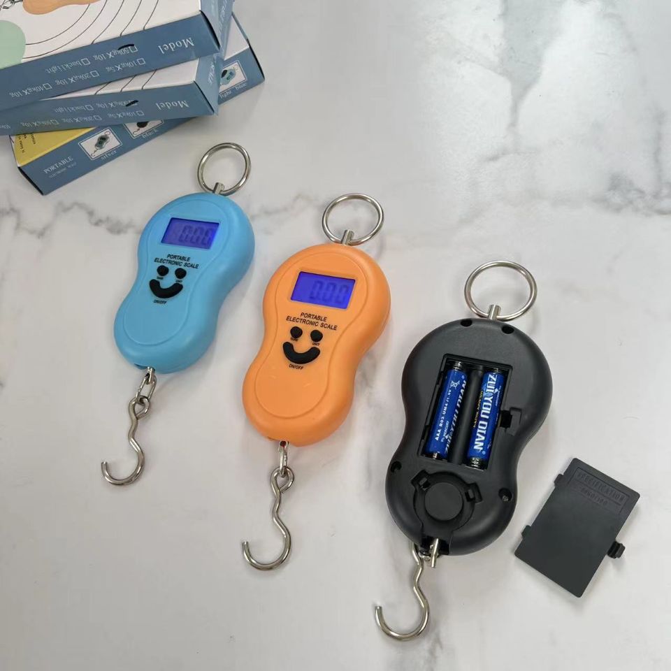 Elektronik terazi toptan satış ev tipi taşınabilir el tırmığı elektronik tartı taşınabilir mini bagaj el tırmığı hızlı kargo tartısı