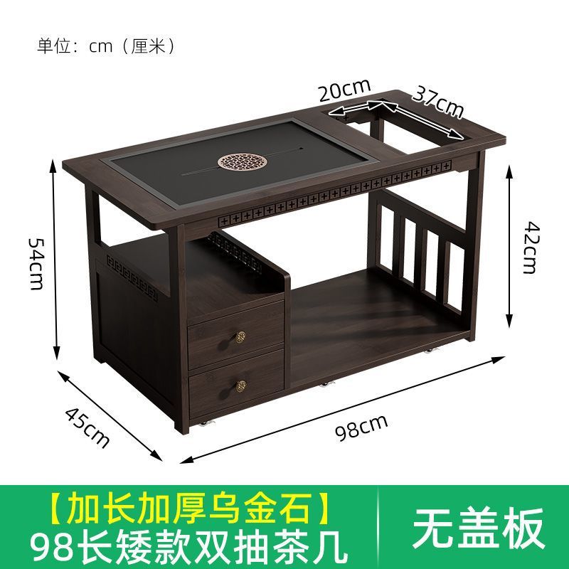 mesa de té móvil de alta calidad mesa de té pequeño carro de té sala de estar mesa de té set hervidor de agua automático todo en uno