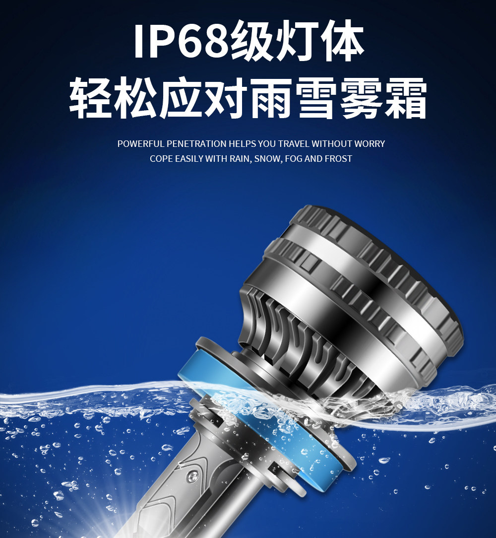 Kia K2, K3, K4, K5, Sportage, Forte, KX3, Stonic, KX5, Cerato LED high and low beam front headlight bulbs