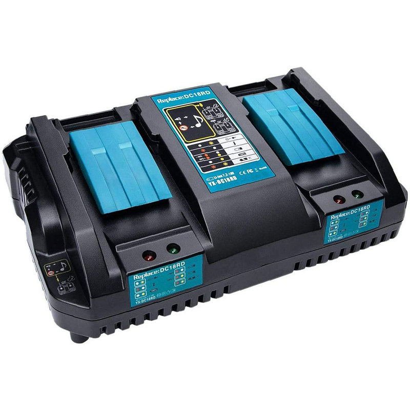 New dual charger suitable for makita makita 18-14v lithium battery charger DC18RD dual charger New dual charger suitable for makita makita 18-14v lithium battery charger DC18RD dual charger