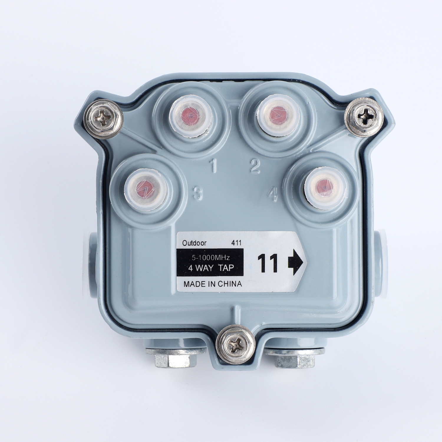 野外型过流4分支分配器5-1000兆电视信号传输分配器防水型分配器