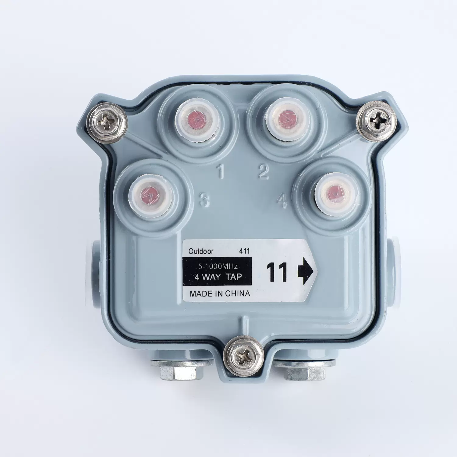野外型过流4分支分配器5-1000兆电视信号传输分配器防水型分配器